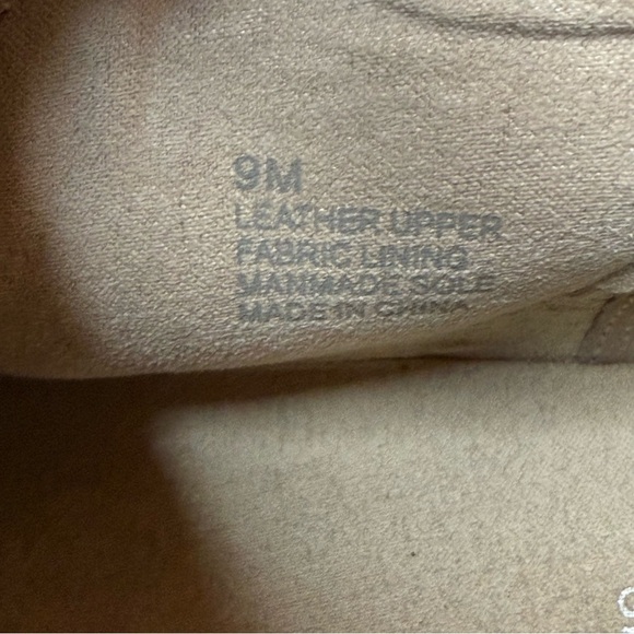 Gianni Bini | Cream Double Zip-Up  Leather Sneakers | Sz 9 - Picture 7 of 9